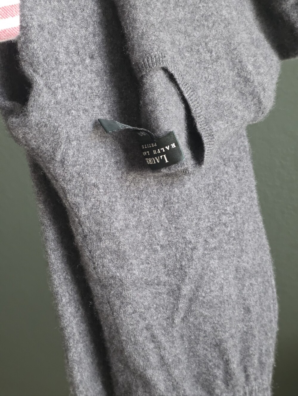 Naadam 100% Cashmere Lounge Pants/ Ralph Lauren Short Sleeve Sweater Top, XS - Picture 12 of 13